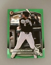 2025 Bowman Draft #BD-18 Braden Montgomery Base Green 13/99 BJST