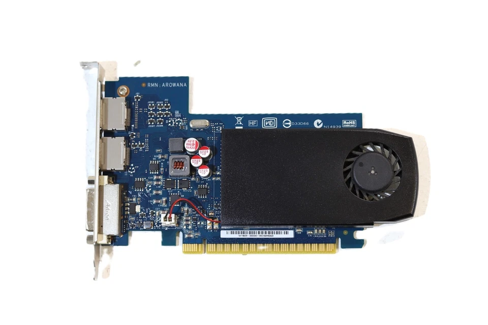 HP NVIDIA GeForce GT 630 2GB GGDR3 PCIe x16 Graphics Card P/N: 702084-001 Tested - Image 3 of 4