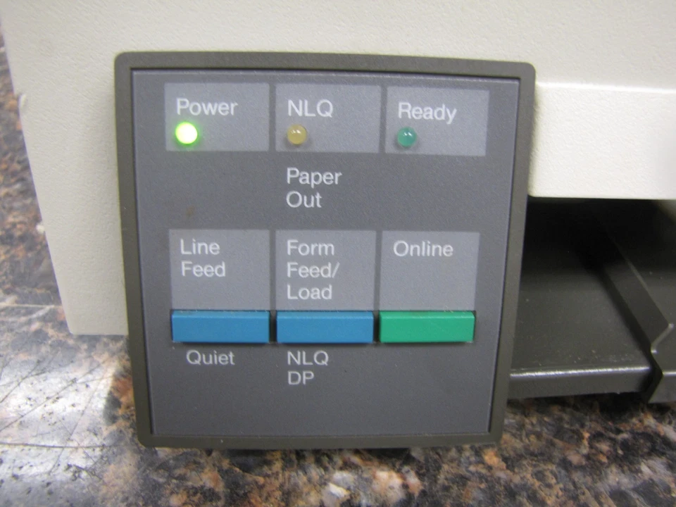 RARO IBM ProPrinter II XL TYPE 4201-002 Sistema Computador Impressora Matricial-HI39 - Imagem 2 de 4