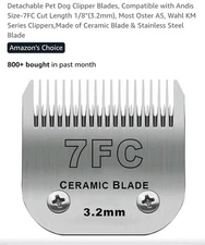 7FC Detachable Dog Clipper Ceramic Blade-NEW IN ORIGINAL PACKAGING