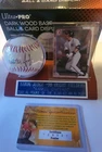 Aaron Judge Autographed Baseball With Rookie Card & Coa In An Ultra Pro Display