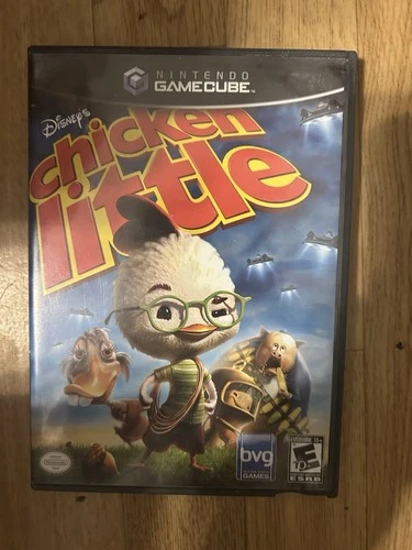 Disney's Chicken Little (Nintendo GameCube, 2005) Complete CIB With Case Manual!