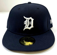 Detroit Tigers MLB NE Authentic Collection Home Fitted Hat-Dark Navy