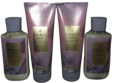 4 pc Bath Body Works Vanilla Ease Ultimate Hydration Body Cream lotion set