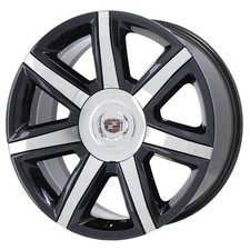 22 Cadillac Escalade Pvd Black Chrome-c Wheel Rim Factory Oem 4739 2005-2021