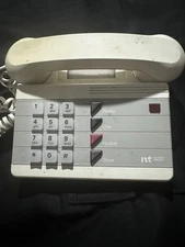 Northern Telecom Push Button 1987 Made In Canada Putty Color Telephone, Works?