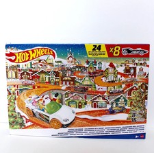 Hot Wheels Advent Calendar Cars Christmas 8 Cars 16 Accessories Sealed New