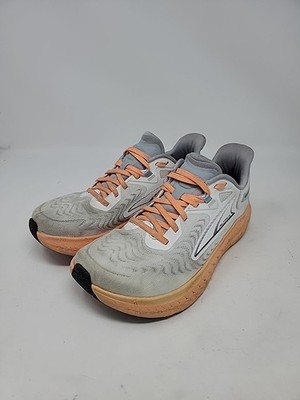 Altra Torin 7 Womens 8.5 Road Running Shoes Gray White Peach NEED CLEANED READ