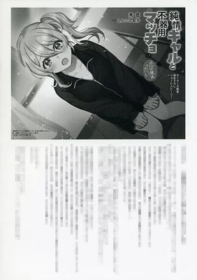 Anime Manga Booklet The Love of a Pure-Hearted Gal & Clumsy Mismatch