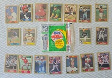 Lot of 18 1987 Topps Cards (Ripken, Rose, Sandberg, Ryan, Reggie)