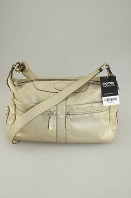 TOD'S Handtasche Damen Umhängetasche Bag Damentasche Leder Beige #k6985i9