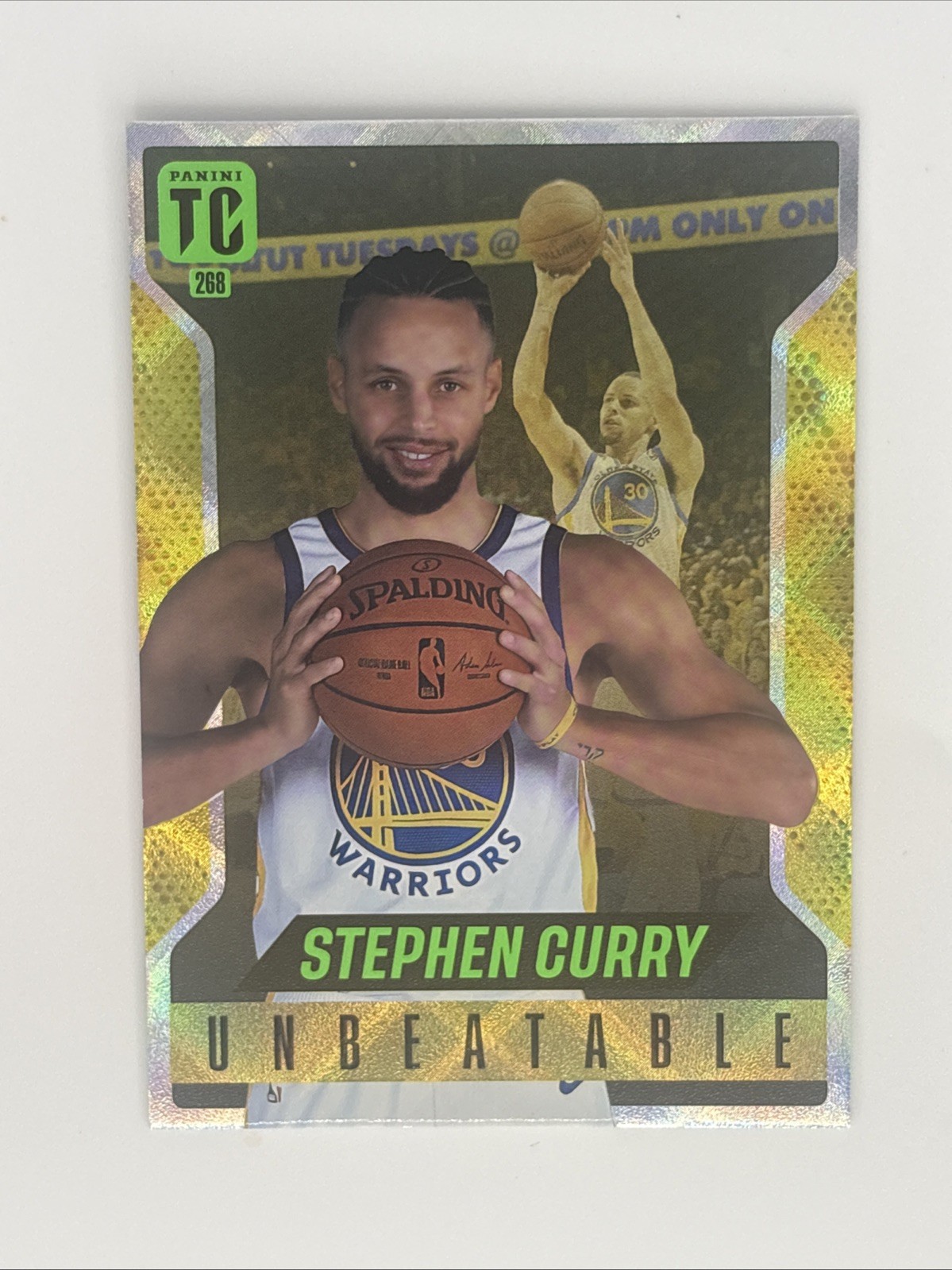 Stephen Curry 2025 Top Class UNBEATABLE Gold RARE S1 Steph 30 Warriors MVP SP