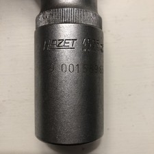 Hazet 4555N  27mm 12 point special socket with 1/2" drive. Made in Germany