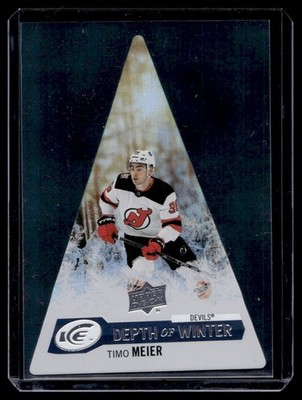 2023-24 Upper Deck Ice Depth of Winter Timo Meier #DW-3