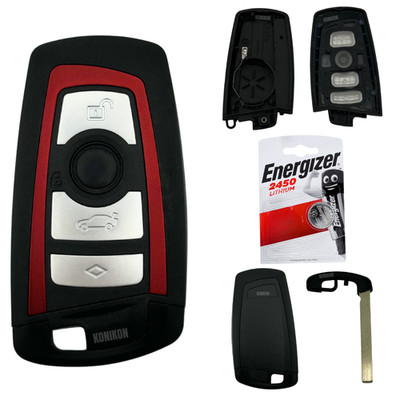 Schlüssel Gehäuse + Rohling +Bat passend für BMW F10 F11 F20 F25 F30 F31 F80 E84