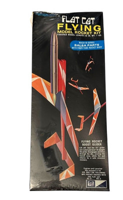 MPC Flat Cat Flying Rocket Boost Glider R-216 Length 19''