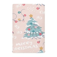 Stretchy Crib Sheet for Baby Boy Girl,Merry Christmas Portable Mini Fitted Pa...