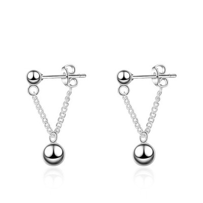 925 Sterling Silber Perlen Ohrhänger Ohrstecker Damen Mädchen Schmuck Geschenk