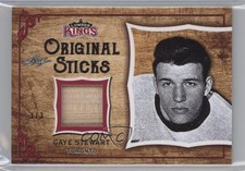 2016-17 Leaf Lumber Kings Original Sticks Red 3/3 Gaye Stewart #OS-09 0af