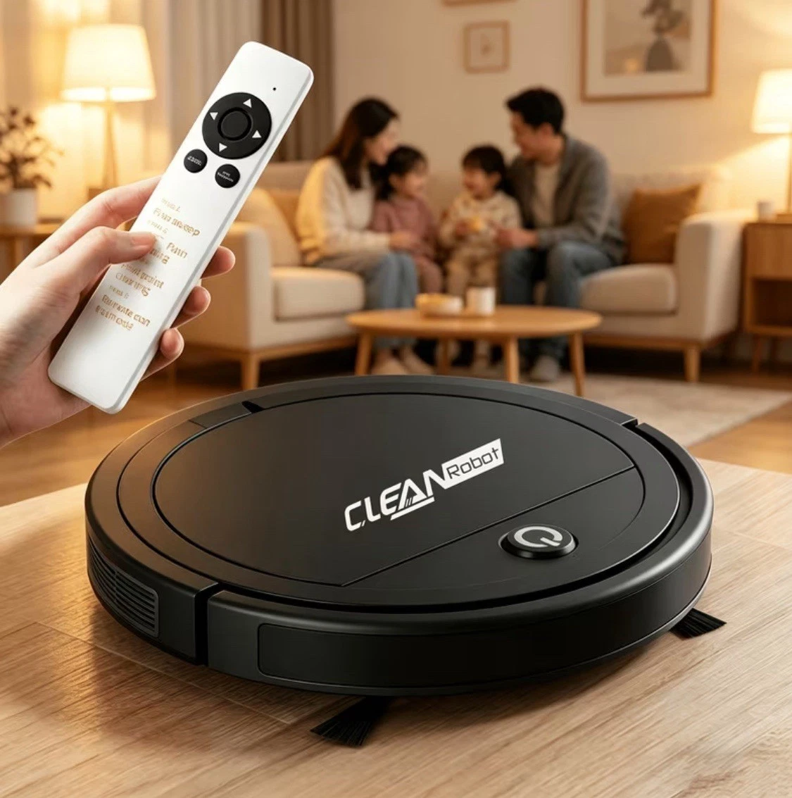 Aspiradora Robot Inteligente Clean Robot + Control Remoto - Nueva