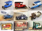Vintage Corgi Diecast Cars 1990s Model T Land Rover Morris Minor Rally Escort