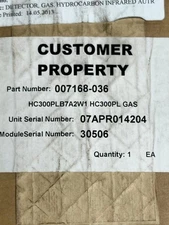 DET-TRONICS 007168-036 HC300PLB7A2W1 HC300PL GAS