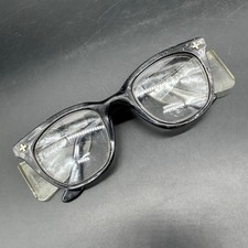 Vintage Safety Glasses Side Shields 1950s Jackson Z87 Black Eyeglasses READ