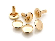 9mm Cap x 8mm Post Leather Rivet Double Cap Rivets Tubular Metal Rapid Rivet ...