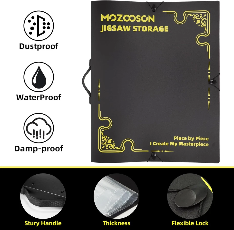 Raccoglitore per Puzzle Da 1000Pz, Puzzle Accessori Con 25 Tasche, Organizzatore - Immagine 4 di 4