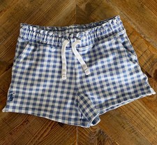 Polo Ralph Lauren - Gingham Check Logo Shorts Blue White - Size 5