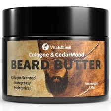 Beard Butter for Men, Cologne  Cedarwood Scented, Non-Greasy Conditioning Moi...
