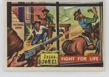 1956 Topps Roundup Jesse James Fight for Life #59 0s4