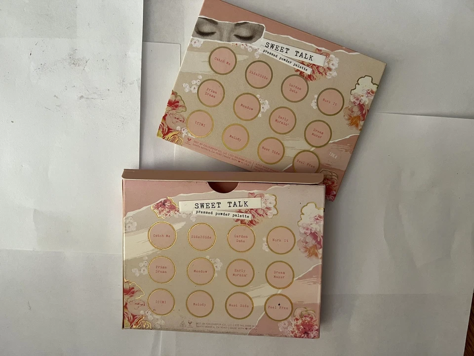 Colourpop Sweet Talk Pressed Powder Palette 12 Color New In Box ( 1 Color Damage - Image 3 of 4