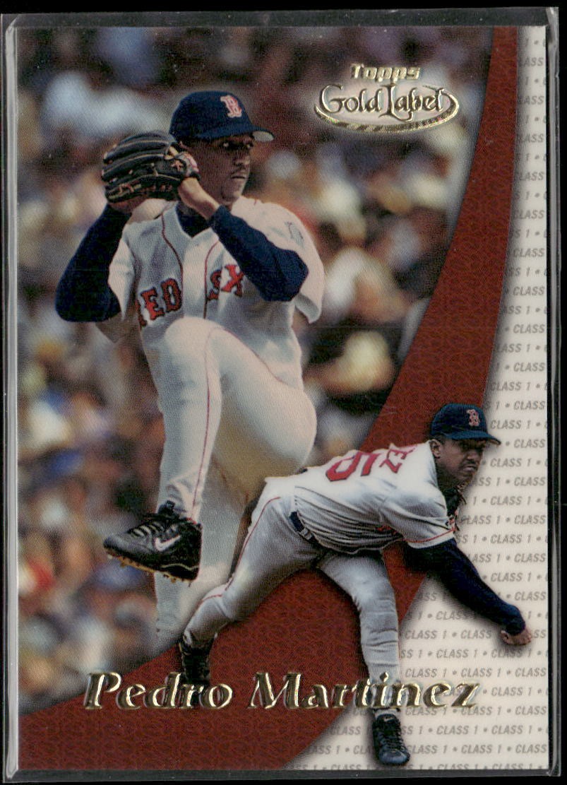 2000 Topps Gold Label #34 Pedro Martinez Class 1 Red Sox