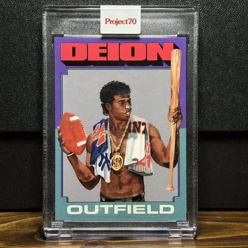 2021 Topps Project 70 #300 Deion Sanders by Jacob Rochester Print Run: 1,422