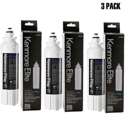 #ad 3 pack Kenmore Elite 9490 refrigerator water filter Fit 800P（New Sealed $21.99