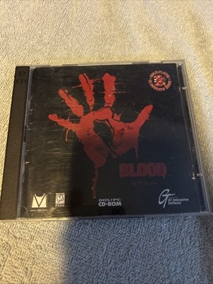 BLOOD: Spill Some (1997) Jewel Case Game, CD-ROM for DOS and Windows 95 Untested