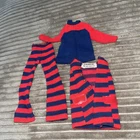 VINTAGE 1970's MATTEL BARBIE FRANCIE STRIPED TYPES #1243 OUTFIT