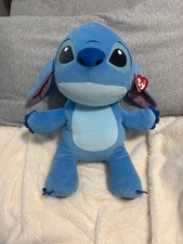 TY Beanie Buddy - STITCH Disney - Lilo  Stitch  LARGE - 16 inch - MWMTs
