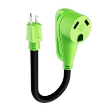 RV Adapter Plug 30 Amp to 15 Amp 110 Volt 15A Male to 30A Female Grip Handle