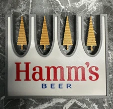 Replacement Hamm's 65 Rippler Frame with Logo Panel & Trees: 3D Printed