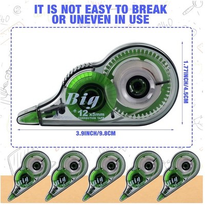 Office Note Journal Correction Tapes, 100 Pcs