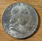 1962-D Franklin Half Dollar- Choice Gem Brilliant Uncirculated Luster #i3741