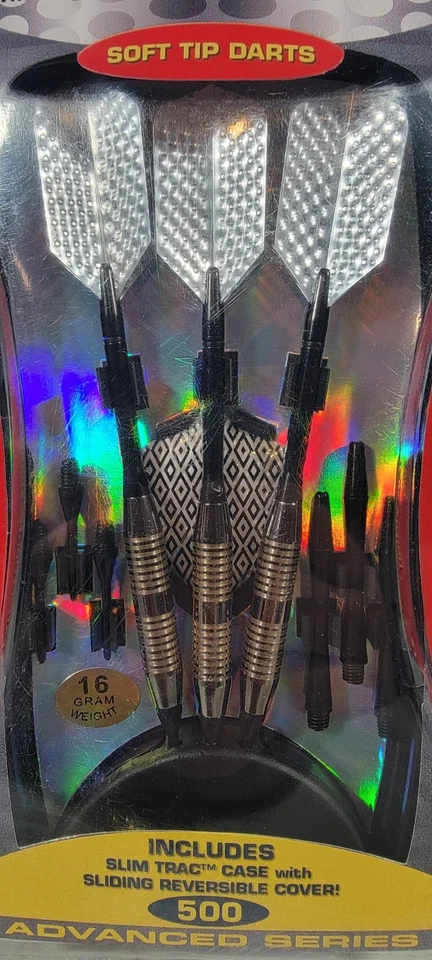 Dardos Punta Suave Arácnido 500 Serie Avanzada 16 Gramos Peso / Juego de 3 Dardos Foto 2 de 4