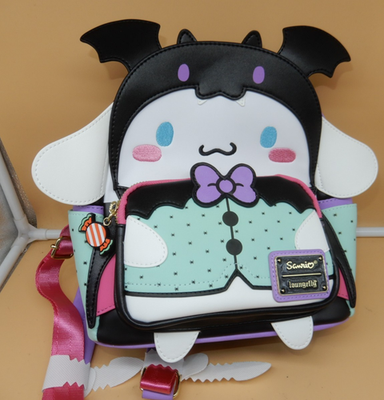 LOUNGEFLY Sanrio CINNAMOROLL Backpack cosplay BAT Halloween 
