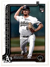 2025 Topps Grant Holman RC Athletics #634