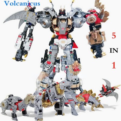 New BPF Volcanicus Dinobot 5 In 1 Power of the Primes Figure 13'' Toys NO BOX