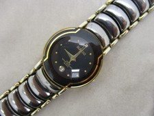 Vintage RADO Centrix Diamond Two Tone Quartz 3710-2035 RUNNING - NEW BATTERY