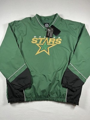 NWT Vintage G-III NHL Dallas Stars Green Pullover Windbreaker