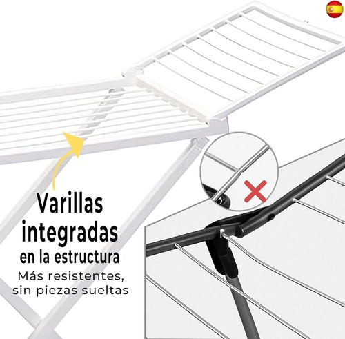ForenTex Tendederos Plegables con alas, Hecho de Resina, Superficie de tendido - Imagen 4 de 7